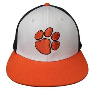 Clemson Tigers Fitted Hat Multicolor XL Vent Holes Embroidered The Game